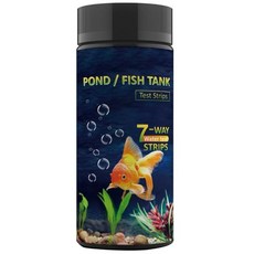 수족관 물 테스트 용지 스트립 수영장 테스트 스트립 세트 애완 물고기 용품, 50 pieces