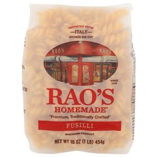 Rao's Homemade 홈메이드 푸실리 파스타 473.2ml(16온스) (1팩) 224849, Fusilli