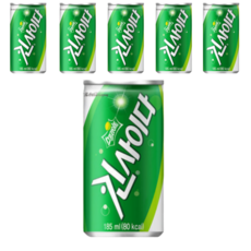 해태 스프라이트 킨 사이다 185ml x 6캔, 6개