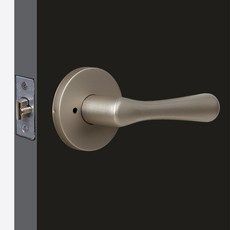 (락이록이)두꺼운문 방문손잡이 특수사양손잡이 45~60mm, 1개, 그레이