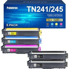 Palmtree TN248XL TN248 호환 브라더 MFC-L3760CDW 토너 MFC-L3740CDW MFC-L3740CDWE DCP-L3560CDW TN 248 DCP-L, TN241 2 Black/ 1 Cyan/ 1 Magen