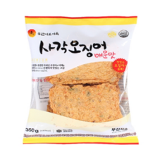 부산미도어묵 사각 오징어 매운맛 350g 10개입, 20개, 35g
