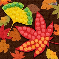 미술교구 키트 놀이콘 만들기 조립 물붙이 옥수수 단풍잎 테마, 1개, 기본