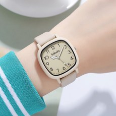 학생시계 시험용 저소음 큰숫자 아날로그 손목 야광 방수 여학생 공부 수능 시계