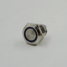 19mm 金屬開關 220V 電源按鈕開關, 1個