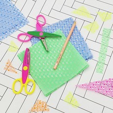 종이접기용 야광 색종이 15x15cm 반짝이 패턴지