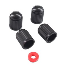 타이어밸브캡 자동차 자전거 바이크 공기주입기 노즐 마개 캡 10개, 검정, 1세트