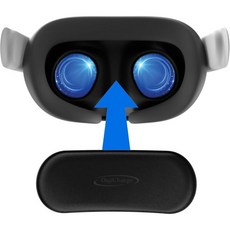 Digicharge VR 렌즈 커버 비전 프로 메타 퀘스트 3 퀘스트 2 PSVR HTC 바이브 밸브 인덱스 등용 부드러운 폼 렌즈 보호커버 패브릭 커버 | 먼지 및, Digicharge 렌즈 보호 커버 비전 프로 메타 퀘, 1개