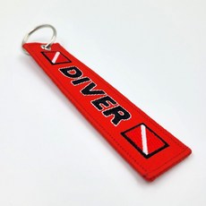 프라픽 스쿠버 다이빙 자수 가방 택 키링, 상세페이지 참조