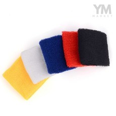 YM 컬러 스포츠 손목밴드 1P 손목보호대, 빨강