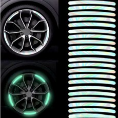 자동차 셀프 튜닝 휠 반사 스티커 10p 2매 1p79m2+6fWV