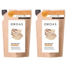 드로아스 클레이 바디워시 모이스트 리필용, 2개, 350ml