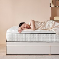 NOVALIVE 코어 릴랙스 프리미엄 슈퍼싱글 침대 25cm 독립 스프링 매트리스, 중간 부드러움