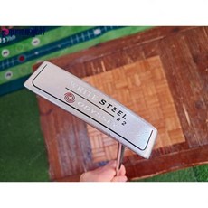 ODYSSEY WHITE STEEL 일자형퍼터 34인치, 3도, 86.36cm