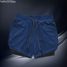 運動套裝男夏季跑步裝備速乾冰絲籃球背心健身假兩件訓練五分褲潮