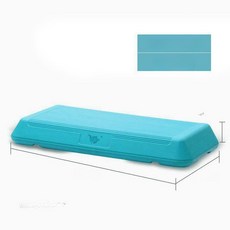 스텝 운동 계단 대형 점프 홈트 점매트 헬스 발판, 72cm 아이스블루 (받침대 없음)