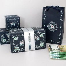 驚喜錢噴泉翻轉口袋存錢罐生日活動丈夫父母, 首飾盒（含專屬購物袋）