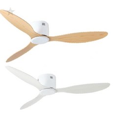 천장형 리모컨 조작 사무실 공간 모터 침실 안방 선풍기 거실 주방 저소음 슬림형, 화이트