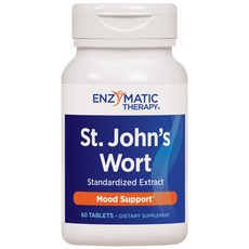 ENZYMATIC THERAPY 聖約翰草錠, 60顆, 1罐