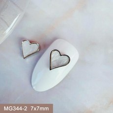 브 하트 꽃 크리스마스 트리 네일 아트 지르콘 진주 크리스탈 금속 매니큐어 손톱 액세서리 장식 매력 용품 10 개