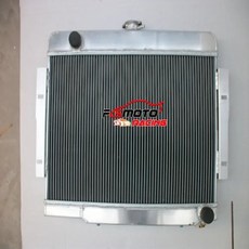 1972-1986 지프 CJ V8 개조용 알루미늄 라디에이터 + 팬 냉각 시스템 (86 74)