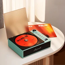 전문 CD 플레이어 내장 스피커 스테레오 헤드폰 및 리모컨 LED 스크린 블루투스 U 제품 3.5mm, 03 잔디 녹색