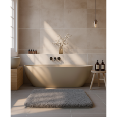 GREEN SAGE 호텔 감성 그대로 프리미엄 빨아쓰는 부드럽고 푹신한 발매트, 다크그레이