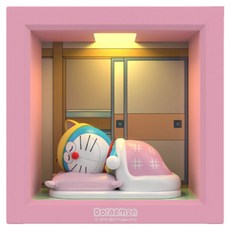 락 캐릭터 슬리핑 메모리 에디션 액자형 무드등 RST10777, 핑크