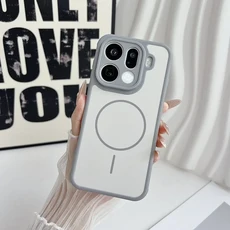 OPPO 파인드 X9 Pro 케이스 무광 낙하 방지 친화적 마그네틱 보호 폰 커버 Ultra 범퍼 쉘, 03 오포 파인드 X9 울트라, 05 White