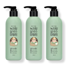 라끄베르 녹차탕 살국수 때밀이 바디필링 300ml 3개