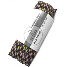 550LBS Paracord 7芯傘繩軍規拉力 馬卡粉色camo傘繩, 馬卡粉色camo系列#230, 1PIECE