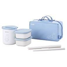 Thermos 保溫便當盒 250ml 灰藍色 Miffy DBQ-257B ASB, Miffy便當盒, 1個