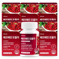 올리트루 베르베린 순도 90% 홍국발효 여주 자전자피 추출분말 식약청인증, 6개, 60정