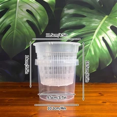 투명 화분 묘목컵 씨앗 재배 정원 용품, 01 S1