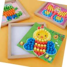 옥수수소재 미니플레이콘액자만들기5인용-모자이크, 악어