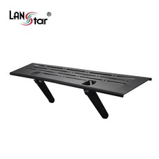 랜스타 LS-MTR TV 모니터 스크린 상단 선반 트레이 거치대 18cm 26cm, 1개, 블랙 18cm