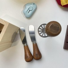 不鏽鋼壓泥器, 1個, 黃油刀1個
