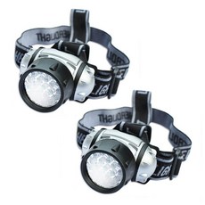 온니하 초강력 LED 헤드랜턴 낚시 해루질 작업 등산용, 2개, 블랙