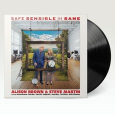 Alison Brown & Steve Martin Artist Vinyl 비닐 LP 레코드 Safe Sensible And Sane 미국 발송, Alison Brown & Steve Martin Ar