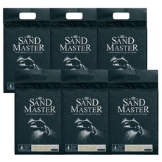 샌드마스터 두부모래 녹차, 2.8kg, 6개, 녹차향