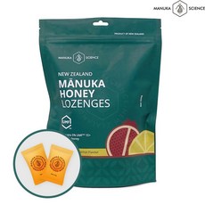 마누카 사이언스 마누카 허니 로젠지 사탕 패션후르츠 & 레몬 Manuka Science Manuka Honey Lozenges, 1개, 500g
