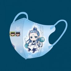 哪吒2魔童鬧海兒童口罩卡通動漫獨立包裝高顏值透氣可愛, 哪吒2【靈珠敖丙】適用3-12歲, 1個