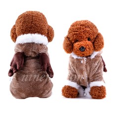 애견 애묘 강아지옷 후드티 겨울옷 실내복 외출복, 사슴