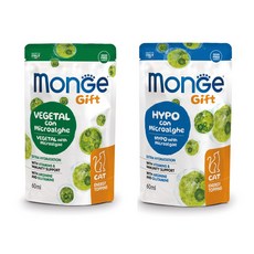 반려묘 몬지 기프트 하이포 종합 면역 케어 & 프리바이오틱스 60ml