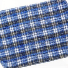 방수 휠체어 방석 차량용 방수 시트 오염방지 패드 어르신 환자 요양원 병원, 블루체크