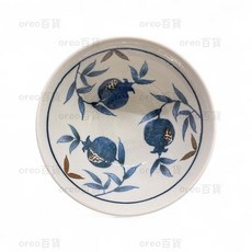 有古窯 日本製石榴彩繪碗, 1個, 石榴, 石榴
