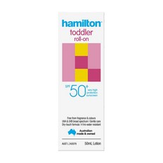 호주 헤밀턴 유아 선크림 롤온 SPF 50+ 50ml Hamilton Sun Toddler Roll On, 1개
