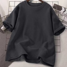 最新爆款加肥加大碼T恤女300斤上衣夏季新款韓版寬鬆胖mm240斤純色短袖200振風