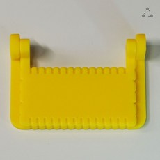 合頁式高精度鎖邊導引器, 黃色3mm針距, 1個