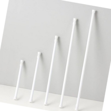 샤워봉 55-90cm 강력 미니압축봉 다용도 옷봉 커튼봉, 단품